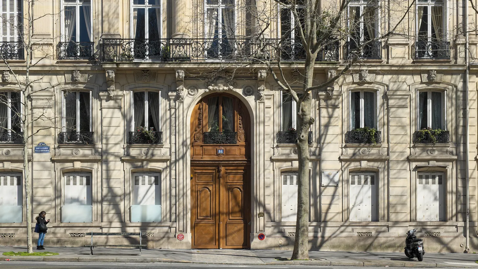 Immeuble haussmannien du boulevard Malesherbes, dans le 8e arrondissement de Paris
