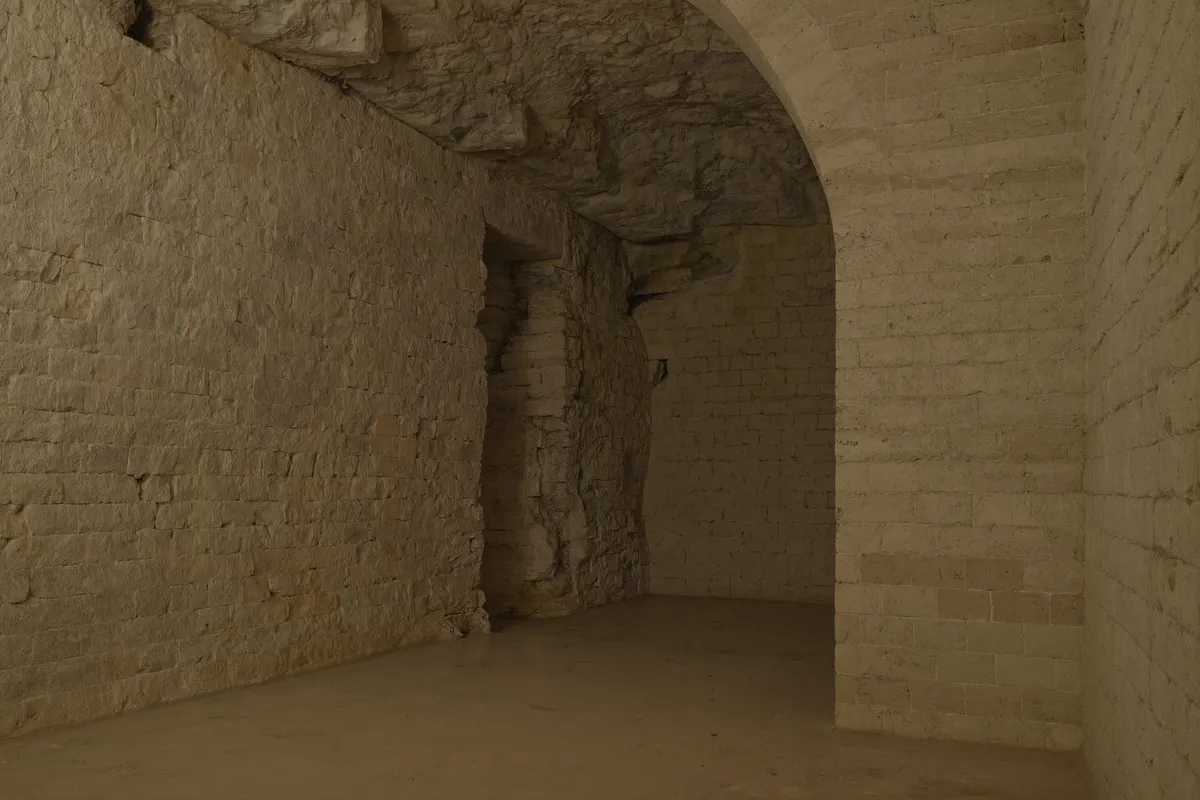 Galerie souterraine d'une ancienne carrière de calcaire, sous le 14e arrondissement de Paris