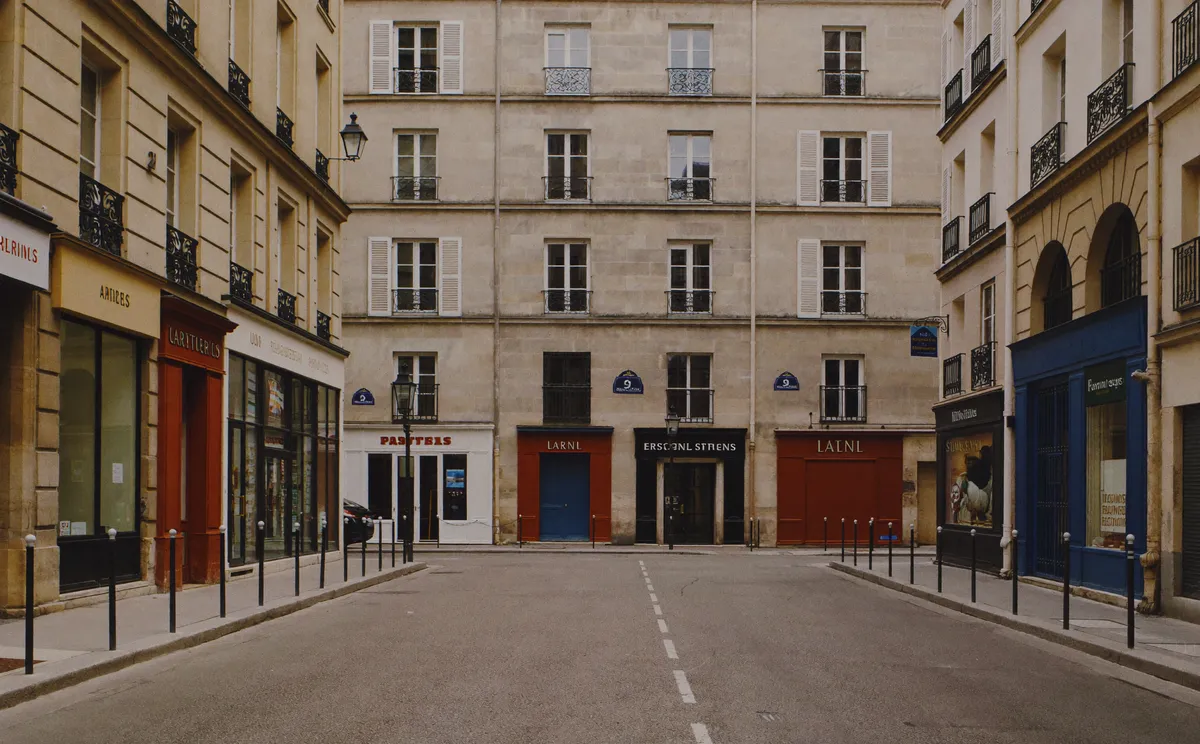 Rue résidentielle du 14e arrondissement de Paris